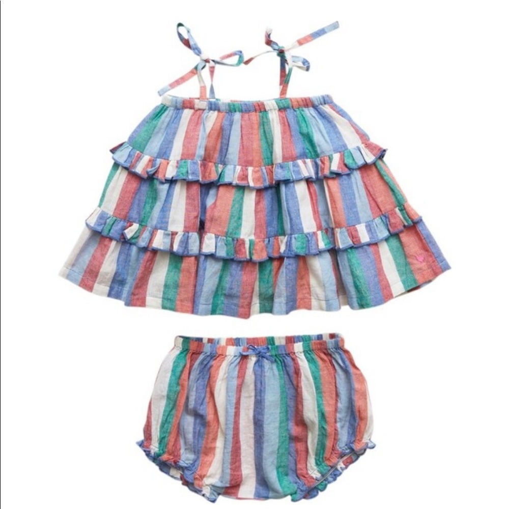 NWT Pink Chicken Baby Girl Outfit